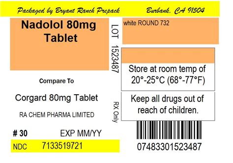 Nadolol (oral route) .